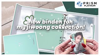 giving zerobaseone jiwoong his own binder! ★ ft. prism platinum!