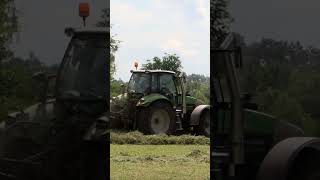 Deutz-Fahr tractor and bailer #farming #farmer #farmlife #farm