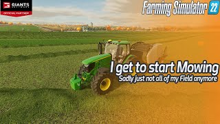 I GET TO START MOWING | Estancia Sao Carlos | Farming Simulator 22 | LS22