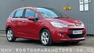 2013 (13) Citroen C3 1.6 VTi 16V Exclusive 5dr Automatic - 76k miles for sale @rostonparkmotors