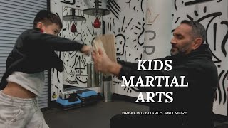 HOW TO KIDS MARTIAL ARTS. BREAKING BOARDS -TODD MEDINA (KIDS MMA, BOXING, MARTIAL ARTS)