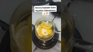 Limonu kaynatın bana teşekkür edeceksiniz #iyifikir #pratik #limon