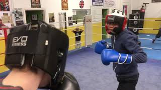 Tin sparring at skemers gym November 18  bristol