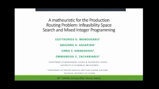 A matheuristic for the Production Routing Problem: Infeasibility Space Search and MIP