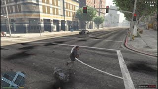 GTA 5 Franklin VS Five Star Cops in Los Santos City - Five Star Escape