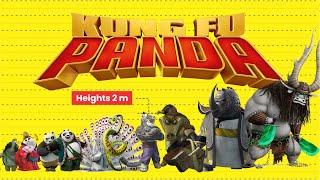 The Kung Fu Panda Height Comparison - The Top List