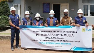 Dorong Kegiatan Ekonomi, PLN Sambung Listrik Smelter Timah di Belitung