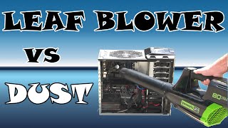 DIY Remove Dust | Faster Computer [Pt 1] Leaf Blower to Remove The Thermal Dust Blanket