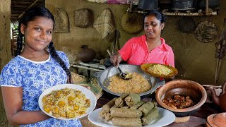 Mix  Rice😋A rice with a different taste made by mixing chicken and shrimp. .village kitchen recipe