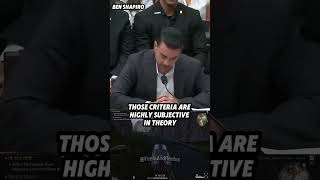 Ben Shapiro Vs The House Committee on Media Censorship - #benshapiro #benshapirodebate