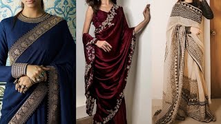 Beautiful Festive Sarees Style || trendy style fashionable outfits