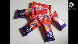 Opening KitKat and Crispello