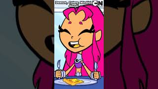 Very Demure, Very Cutesey, Very Mindful Dinner | Teen Titans Go! | Cartoon Network UK | #Shorts