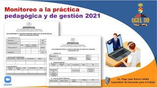 Orientaciones para el monitoreo a la práctica pedagógica y de gestión 2021.