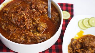 ছোলার ডাল দিয়ে মাংস রান্না || Beef Chickpea Curry recipe by Asha