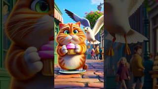 A Cat AI Story: Cat & Seagull #cat #animation #cute #aicat