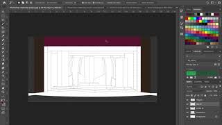 Photoshop Rendering Part 2  - organizing layers and adding color