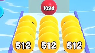 Ball Run 2048 New Update Gameplay Level 700