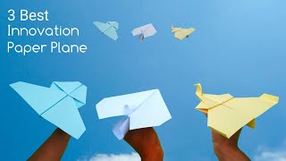 Best 3 Flying Paper Airplane | How to Make Paper Plane | Origami Airplane, Make Paper Flying Ideas