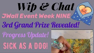 Diamond Painting Wip & Chat! Check out the 3rd Grand Prize! WOW!! Canvas updates and life is good 🥂