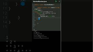 star and numbers pattern in java  #javapattern  #javatutorials #javanumberspattern #javastarpatterns