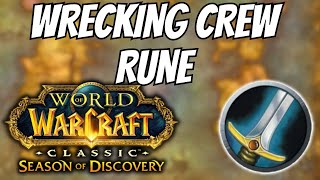 Wrecking Crew Rune Location for Warriors | Phase 3 Season of Discovery