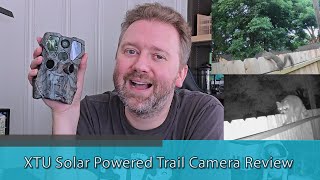 SUN POWERED - XTU Solar Powered Trail Camera Review