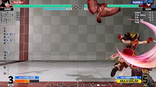 The King Of Fighters XV : Nakoruru overhead combo