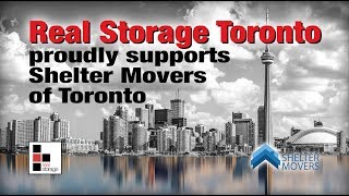 Real Storage Toronto proudly supports The Shelter Movers of Toronto