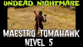 RDR1 UNDEAD NIGHTMARE DESAFIO MAESTRO TOMAHAWK NIVEL 5 GUÍA FÁCIL PS4 PS5 2023