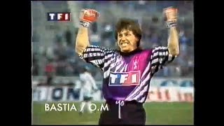 BA TF1: SC Bastia vs Olympique de Marseille 1/2 Finale Coupe de France de Football 1992 SCB OM CDF