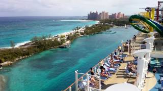 Norwegian Escape docks in Nassau