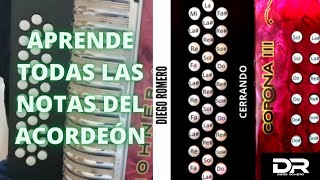 Aprende todas las notas del acordeón diatónico (Cinco Letras BEsAs) - Diego Romero Acordeón