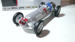 💎CMC 1:18 1938 FRENCH GP MERCEDES BENZ W154🏁530 PARTS+🎈SUBSCRIBE👍