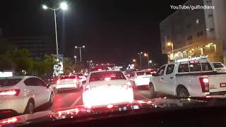 Saudi Arabia night driving | gulf Indians