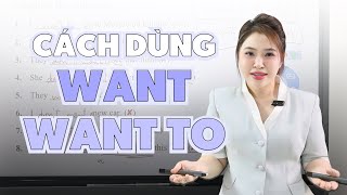 CÁCH DÙNG WANT - WANT TO TRONG TIẾNG ANH  | Miss Lan