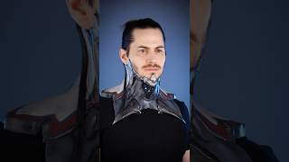 We made a Warframe silicone neck #warframe #tennocon #cosplay #silicone