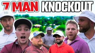 Insane 7-Man Good Good Knockout Golf Challenge! (4K)