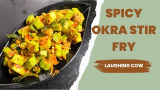 STIR FRY OKRA | LADYFINGER SPICY #goanvlogger  #goancuisine #goanfood #cooking #bindhi #okra #goa