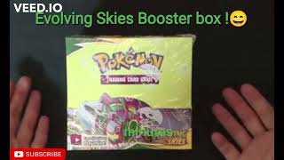 Evolving Skies Booster Box !😄