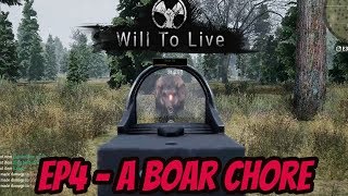 Will To Live Online | EP4 | Hunting Wild Boars | WTLO Gameplay