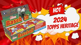 2024 Topps Heritage Baseball Hobby Hot Box 🔥🔥⚾️⚾️