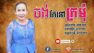 (ពិតបែបកំប្លែង) || ចង់តែនៅក្រមុំ - យាយ យ៉យ [LYRICS AUDIO] || jong tae nov kromom