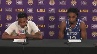 Rob Dillingham, Antonio Reeves - LSU Postgame Press Conference