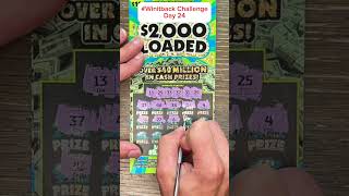 Winning On A $2000 Loaded Ticket! Day 24 #lotterytickets #gambling #scratch