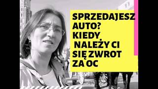 Zwrot składki z polisy OC po sprzedaży auta - kiedy należy się zwrot składki OC Ubezpieczalnia