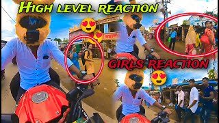 City girls reaction high level reaction 😍 | Pikachu helmet cover 😍 #500subs  #dailyvlog #vloger