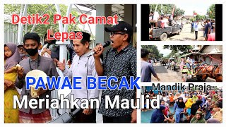 Detik-detik ‼️Pak Camat Lepas Pawae Becak❗️Maulid Pohgading