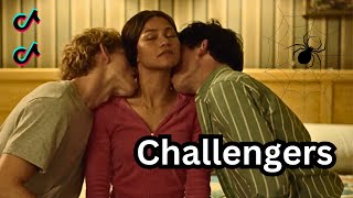 Tom Holland looking at Zendaya kissing Mid white boys in Challengers | Challengers Movie