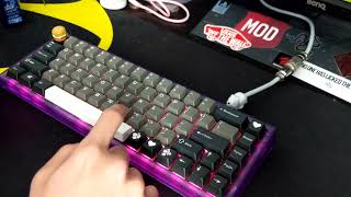 Lubed NovelKeys Cream Typing Test (NK65 Entry Edition) (Broken-in)